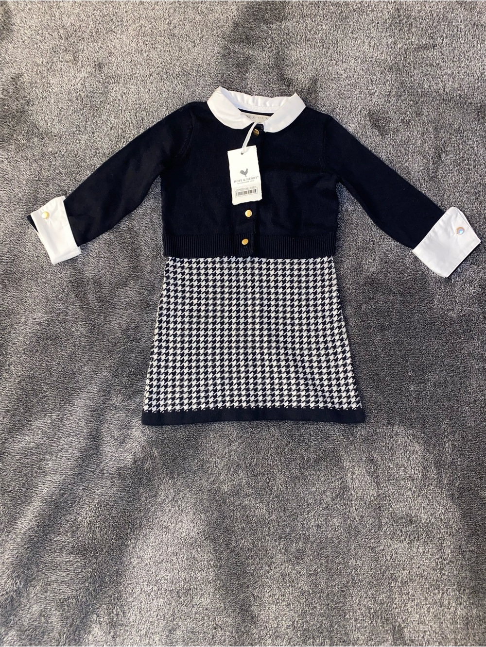 Hope & Henry Baby Girl Dress Size 12–18 Months NWT | Cute Dressy Outfit